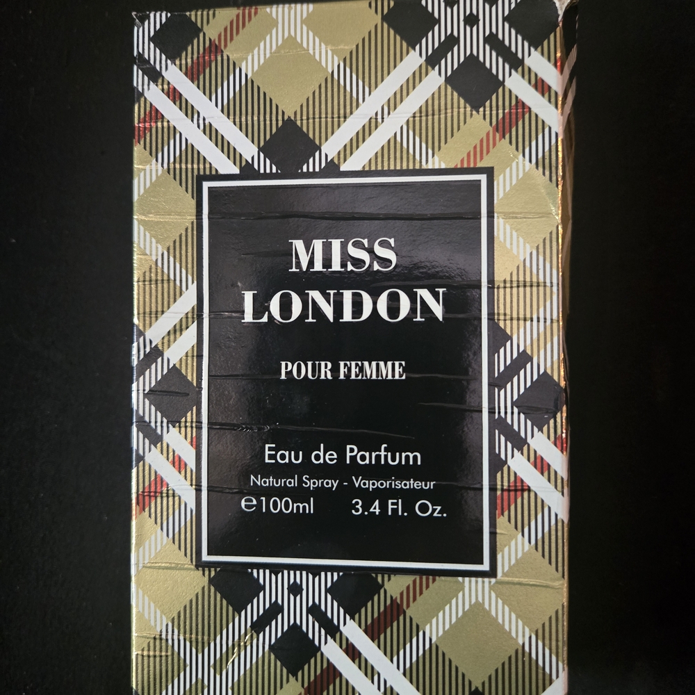 Miss London Eau de Parfum - Gold and Black